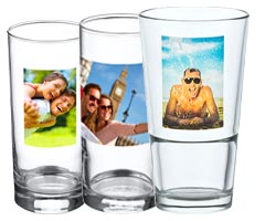 Trinkglas mit Foto immer eine gute Wahl