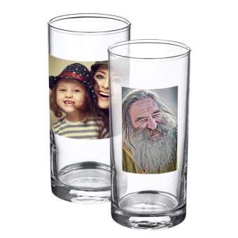 Trinkglas Bedrucken Beispiele mit Fotos